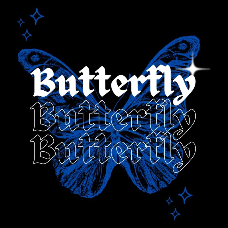 Papillon bleu