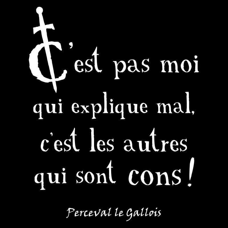 Perceval, c'est les autres qui sont cons !
