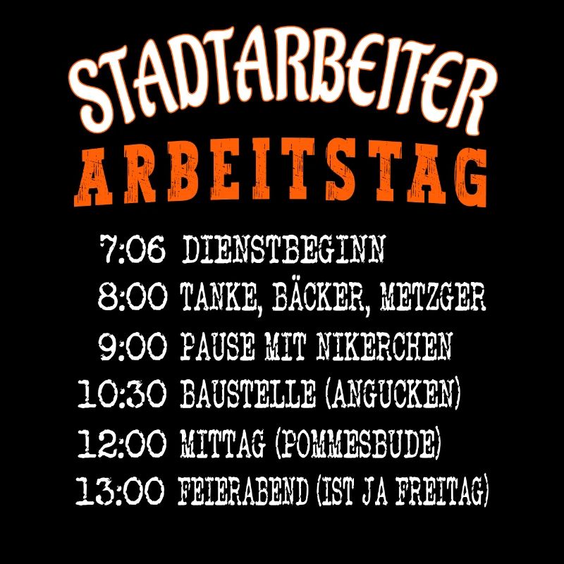 Stadtarbeiter Arbeitstag - Bauhof Mitarbeiter