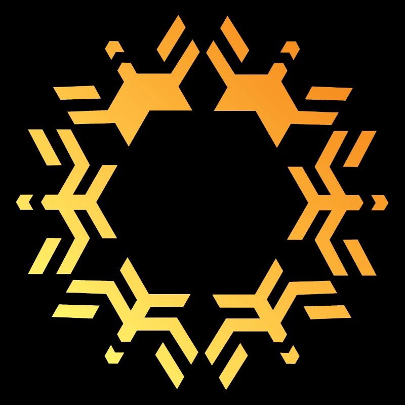 Snowflake icon Snow Star Logo icon