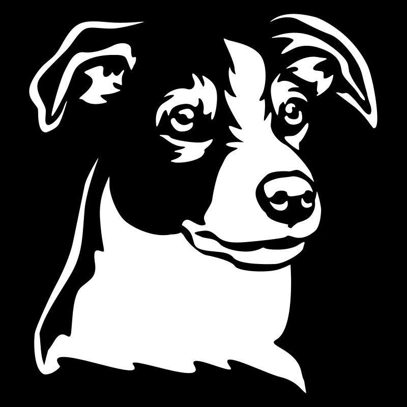 Jack Russell Terrier Head « Black Edition »