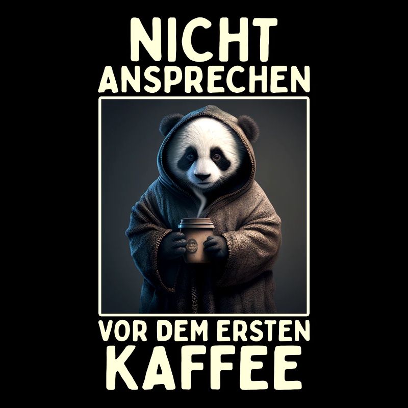 Panda Bär Nicht Ansprechen Vor Kaffee Morgenmuffel