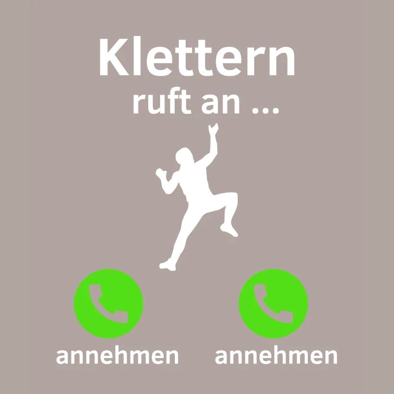 Klettern ruft an - annehmen oder annehmen?