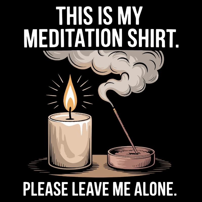 Funny Meditation Introvert Mindfulness Design