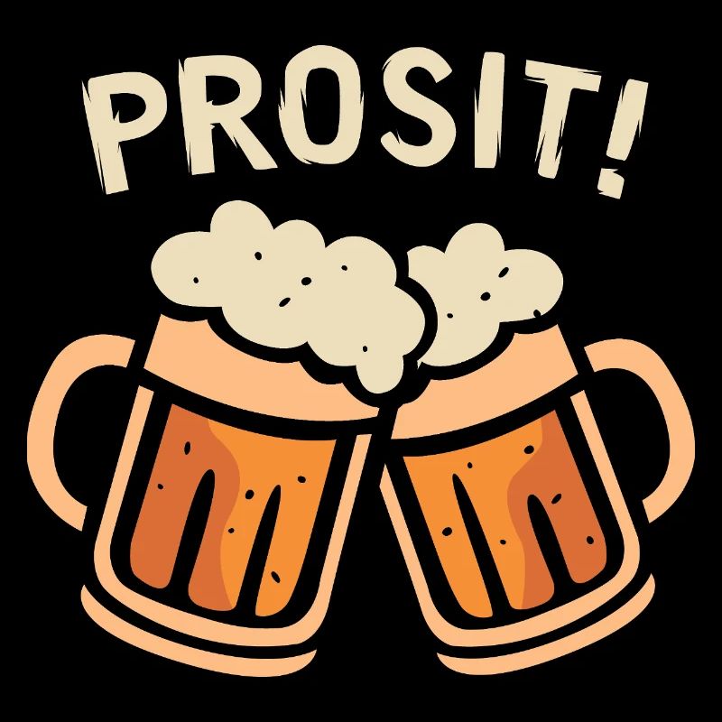 prosit Bier Fest - Biergläser Comic und Cartoon
