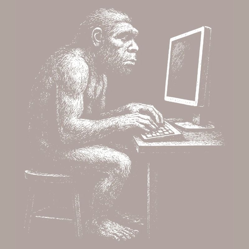 Digital Coder Homo Erectus gift