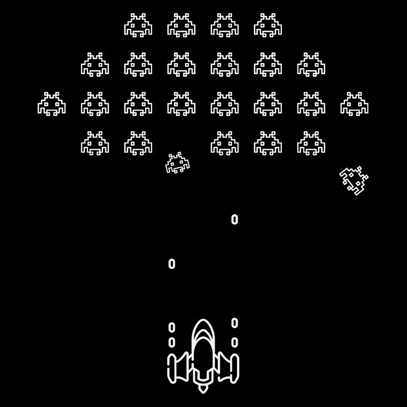 Weltraum-Shooter-Spiel