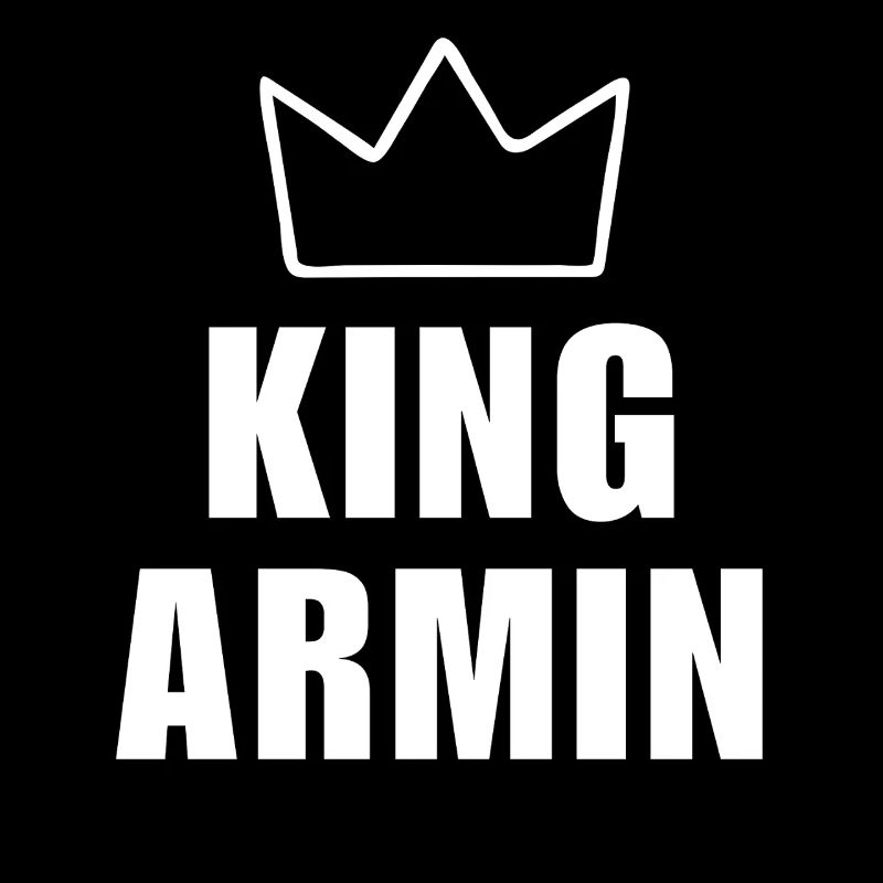 König Armin Krone Shirt – Name beginnt mit A