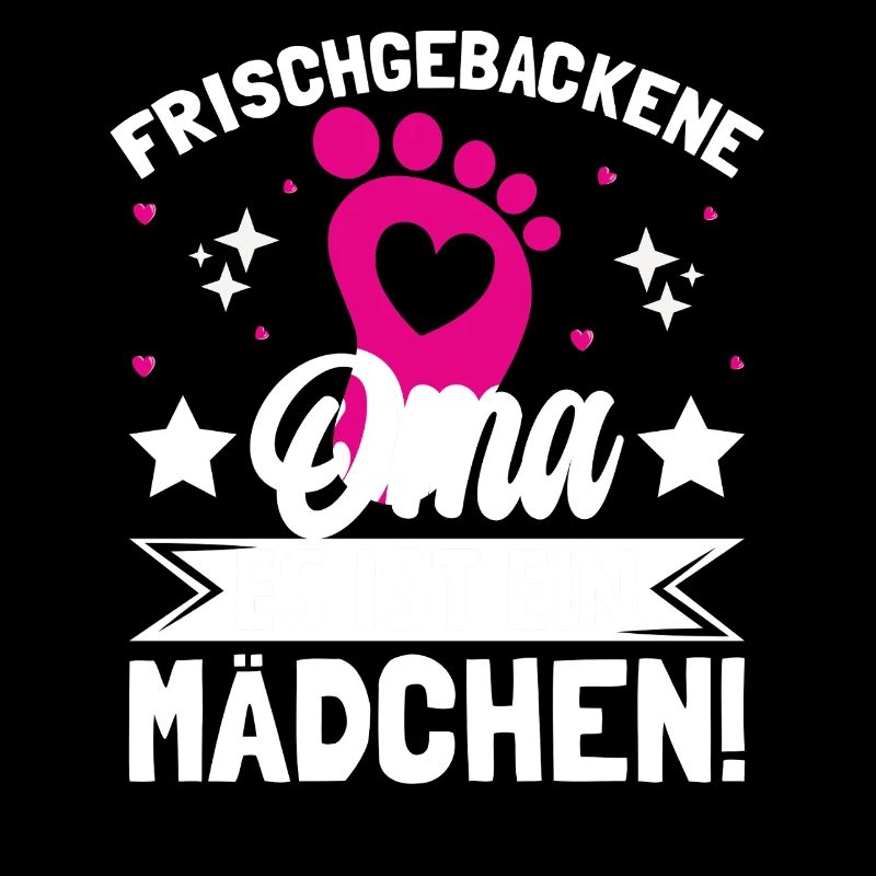 Frischgebackene Oma Es ist ein Mädchen!