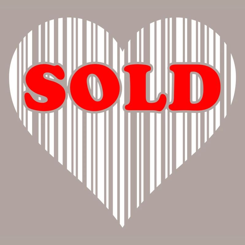 Coeur Barcode Love – Vendu Code Barcode Cadeau