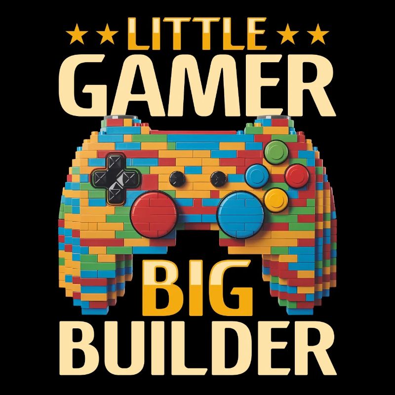 Building Blocks Gamer Gaming Brick Builder