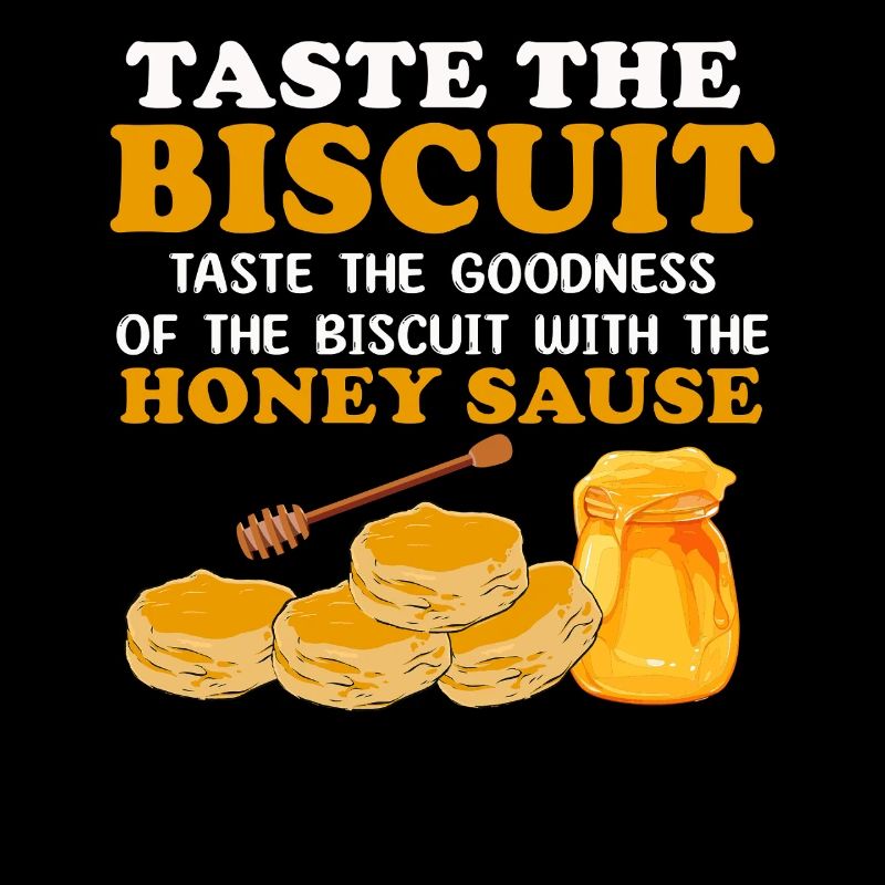 Honey Biscuit Slogan-Kunst
