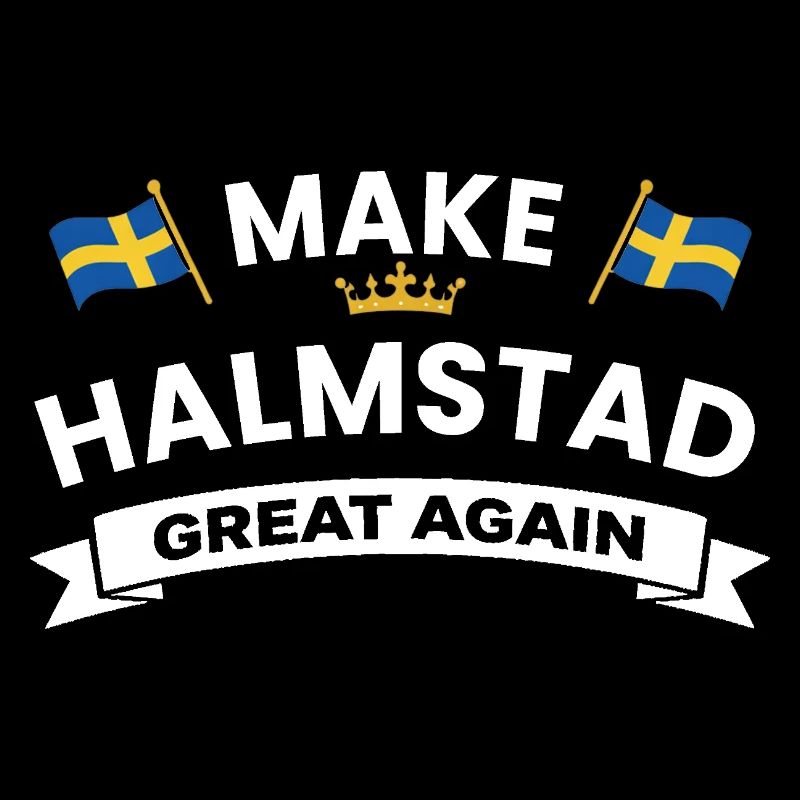 Drapeaux de la fierté de la ville de Halmstad