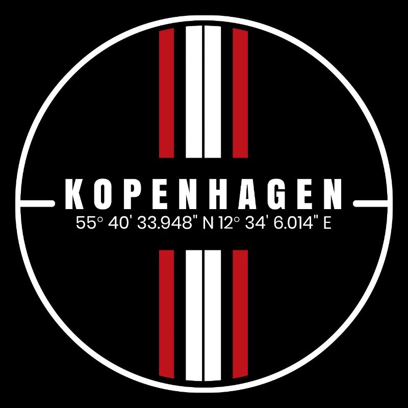 Coordonnées de Copenhague
