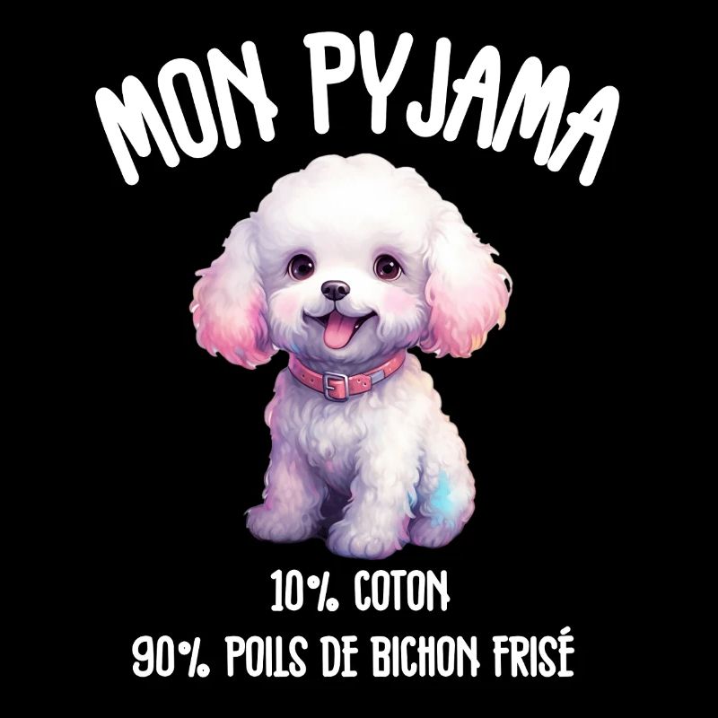 Pyjama Drôle Chien Bichon