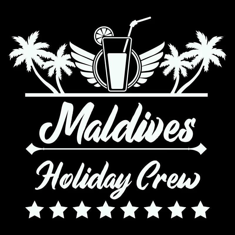 Équipe de vacances aux Maldives
