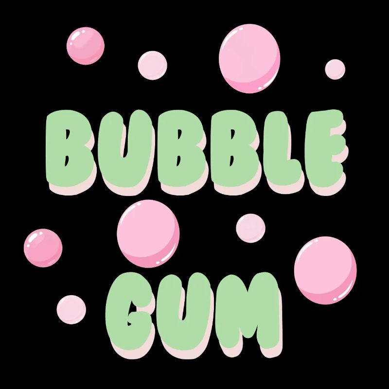 Bubble Gum Pastel Retro-Typografie