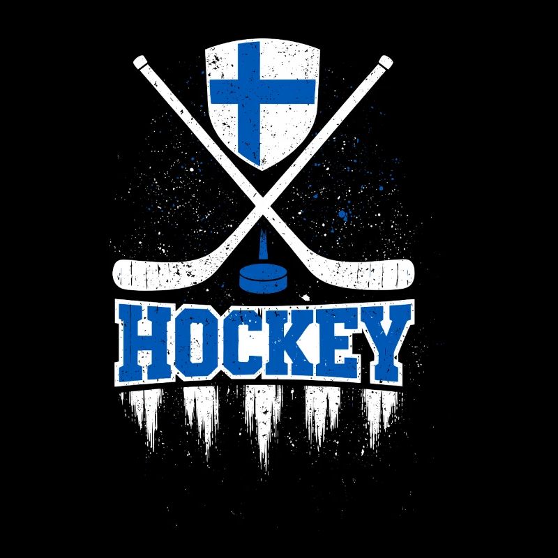 Finnish Hockey Shield Graphic