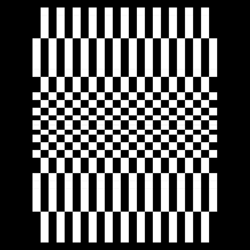 Conception du motif à damier