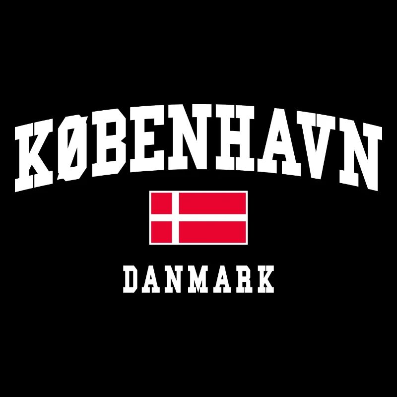 Drapeau du Danemark avec une arche en gras