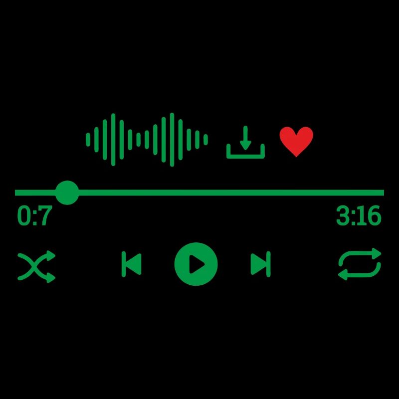Green Audio Wave Pulse