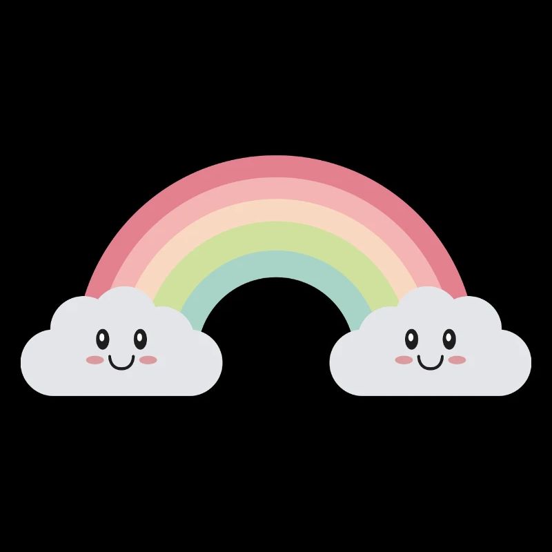 Regenbogenwolken