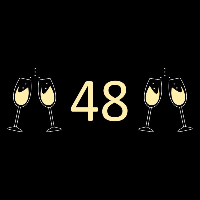 48e anniversaire 48 ans 48 ans numéro 48