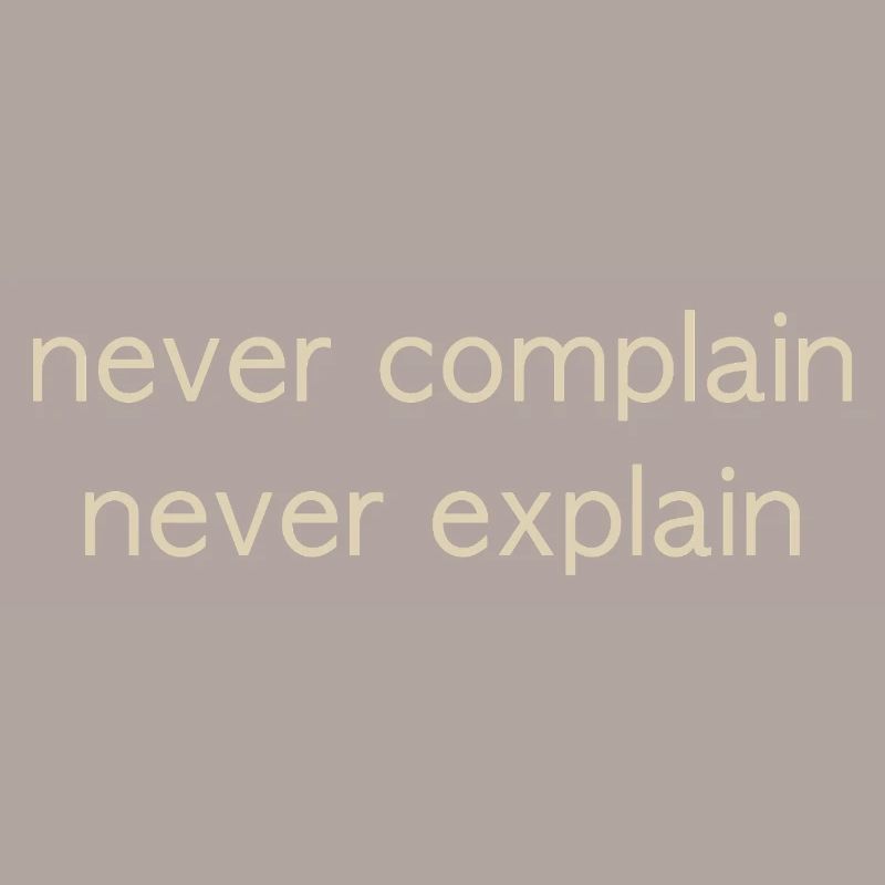 never