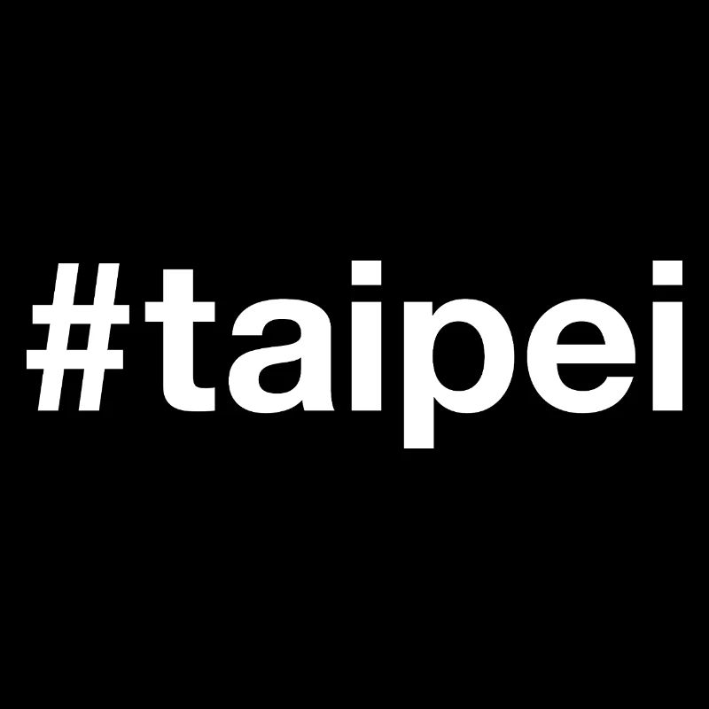 Hashtag Taipei Taïwan