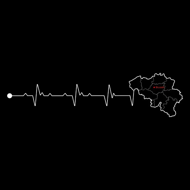 Contour de la carte de pulsation