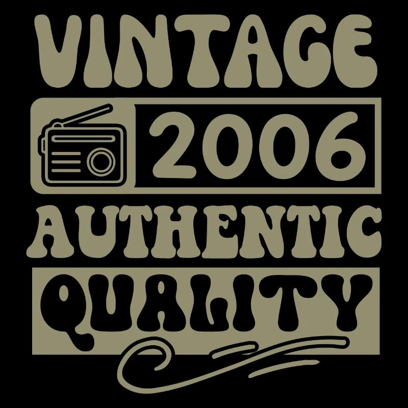 Authentic 2006 Millésime 2006 - Vintage 2006 Rétro