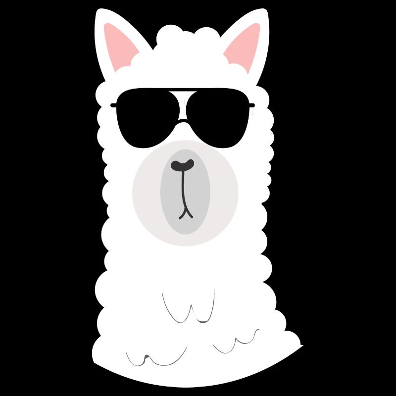 cooles Lama mit Sonnenbrille - Llama