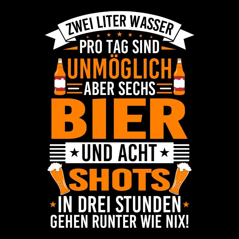 Zwei Liter Wasser pro Tag sind unmöglich