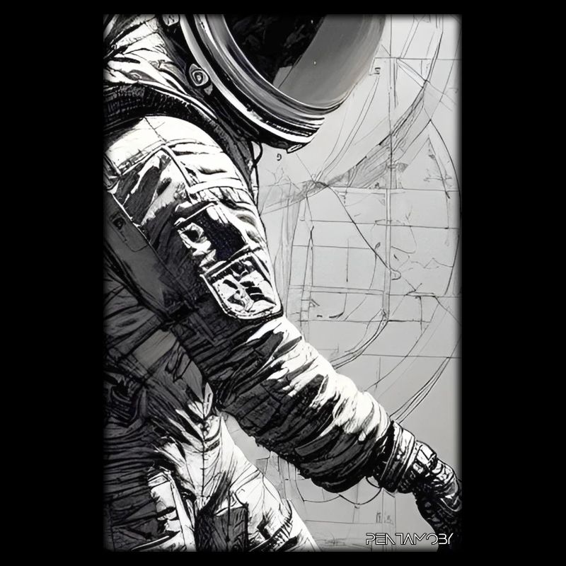 Astronaut Future Sci-Fi Technology