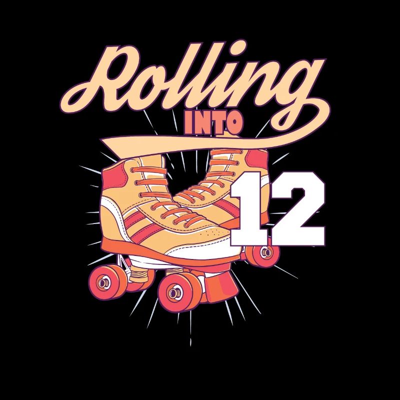 Rolling Into 12 Roller Skating Birthday Party