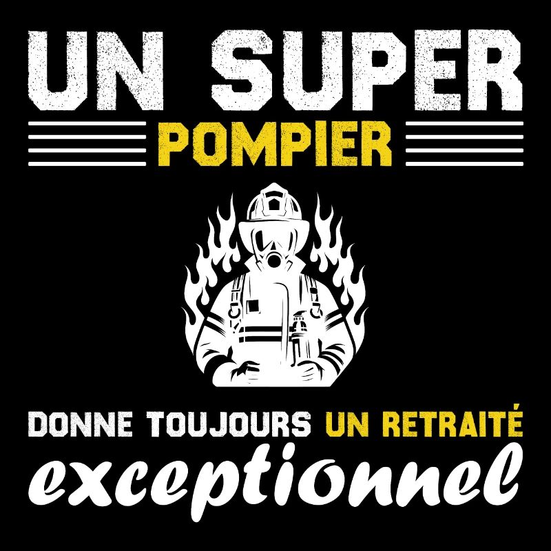 un super pompier donne un retraité exceptionnel