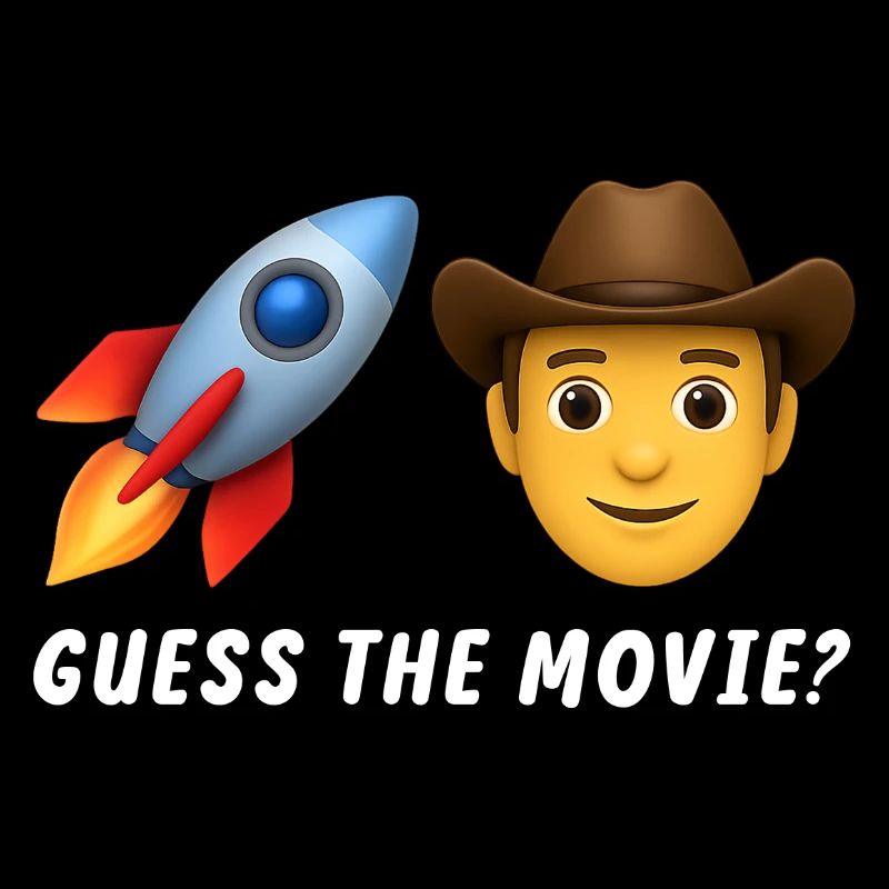 Cowboy Abenteuer Rakete Design