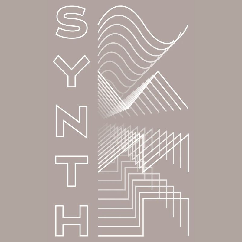 Synth Waveform Audio Analog Design Modular Gift