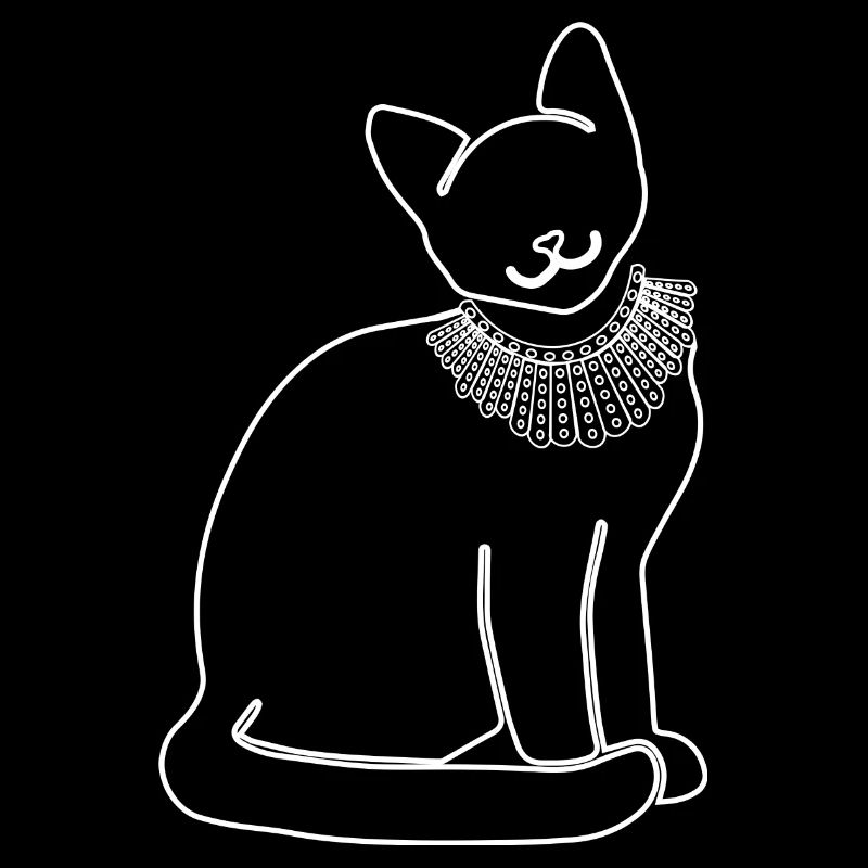 Ruth Bader Ginsberg Notorious (RBG) collar Katze