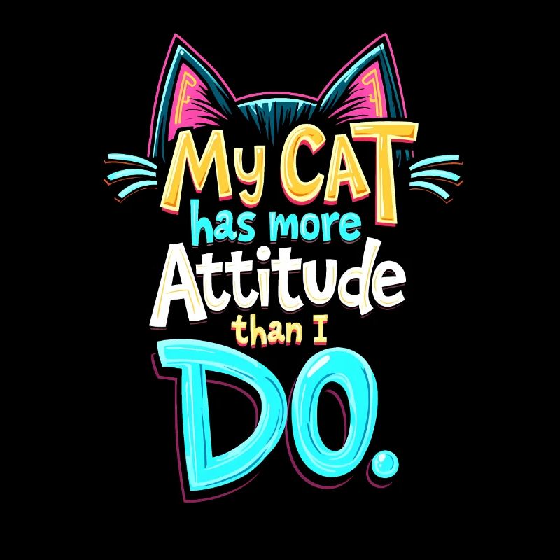 MON CHAT A PLUS D’ATTITUDE QUE MOI
