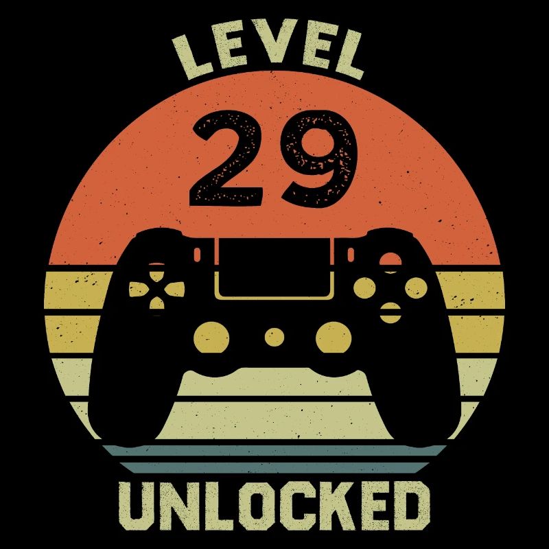 Level 29 Unlocked 29 Geburtstag Geschenk