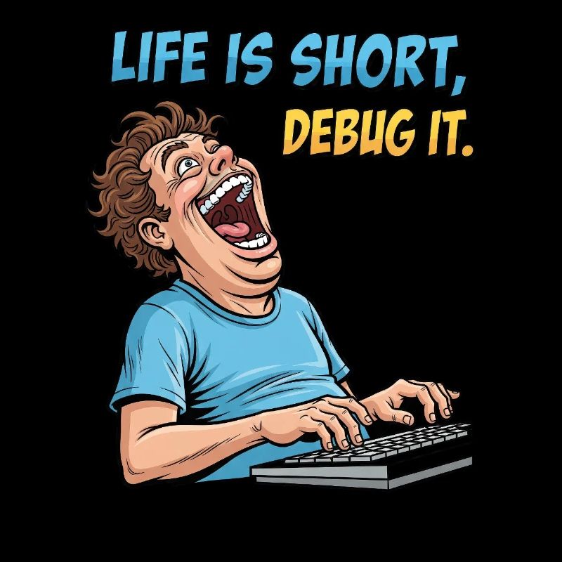 Debug Your Life: Funny IT Programmer Shirt