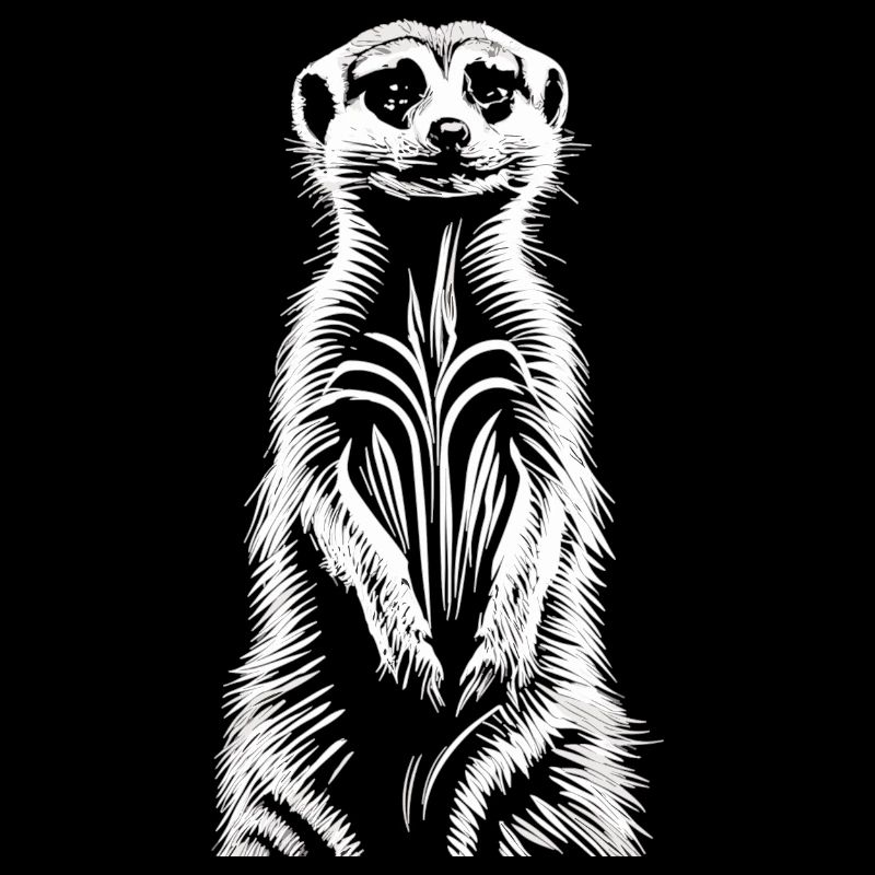 Un sens de la communauté dans le désert : un suricate