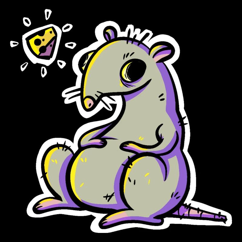 Hungrige Ratte