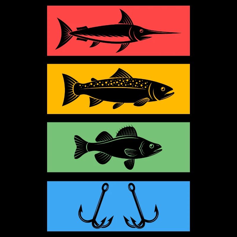 Pêche Retro Pêcheur Pêche Pêche Pêcheur