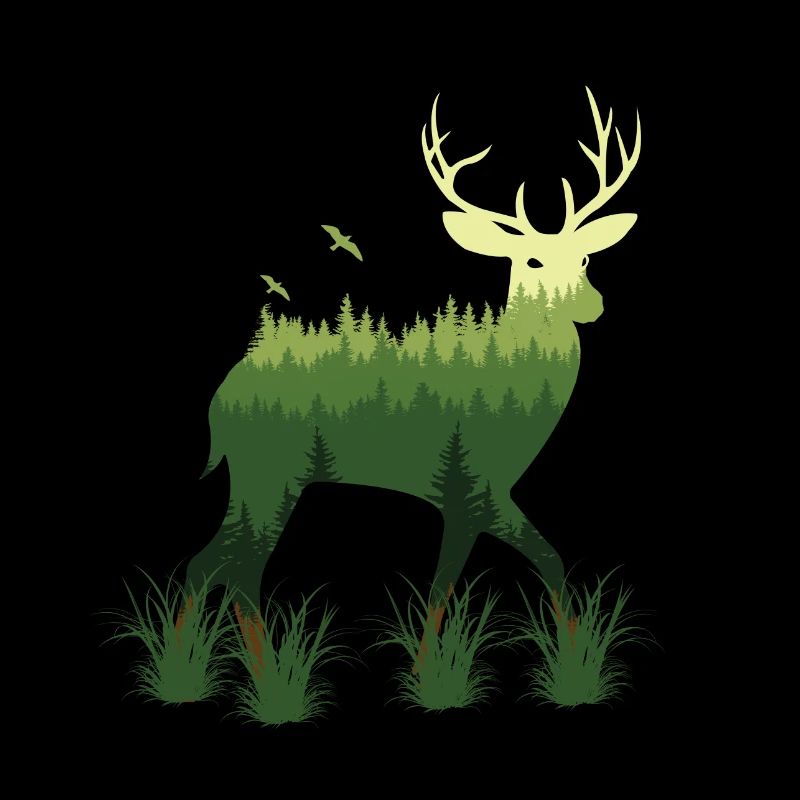 Hirsche der Natur