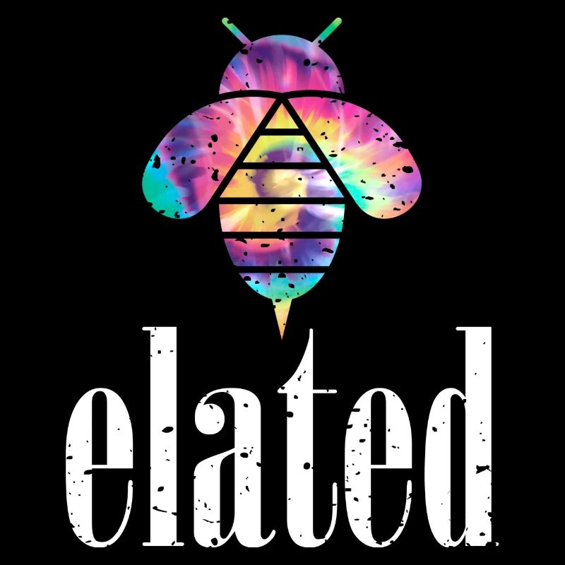 Tie Dye Bee Elated Biene Be Elated