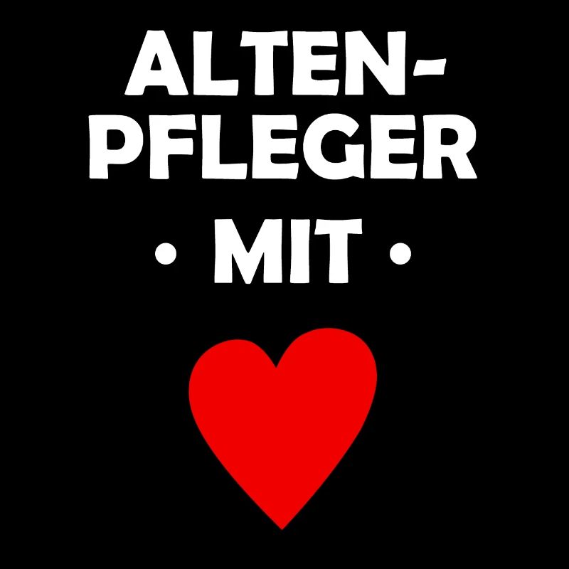 Altenpfleger mit Herz