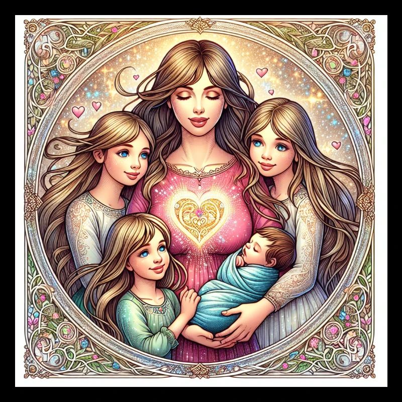 Mama mit 4 Kindern