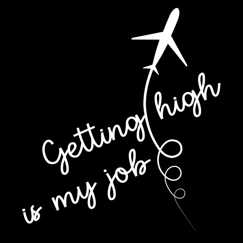 Pilot fliegt Flugzeug Flugstunden "getting high"